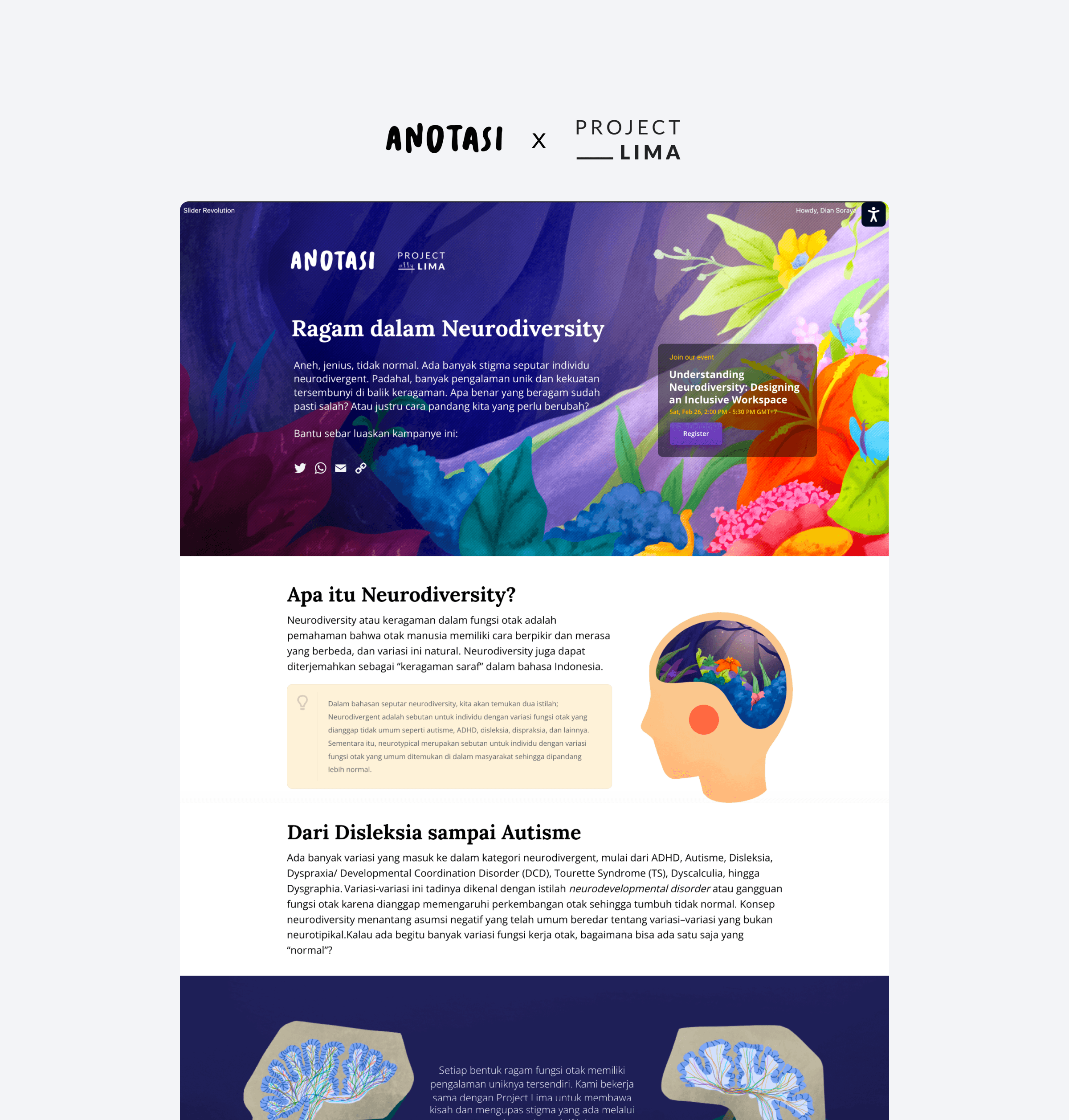 Neurodiversity campaign — Anotasi