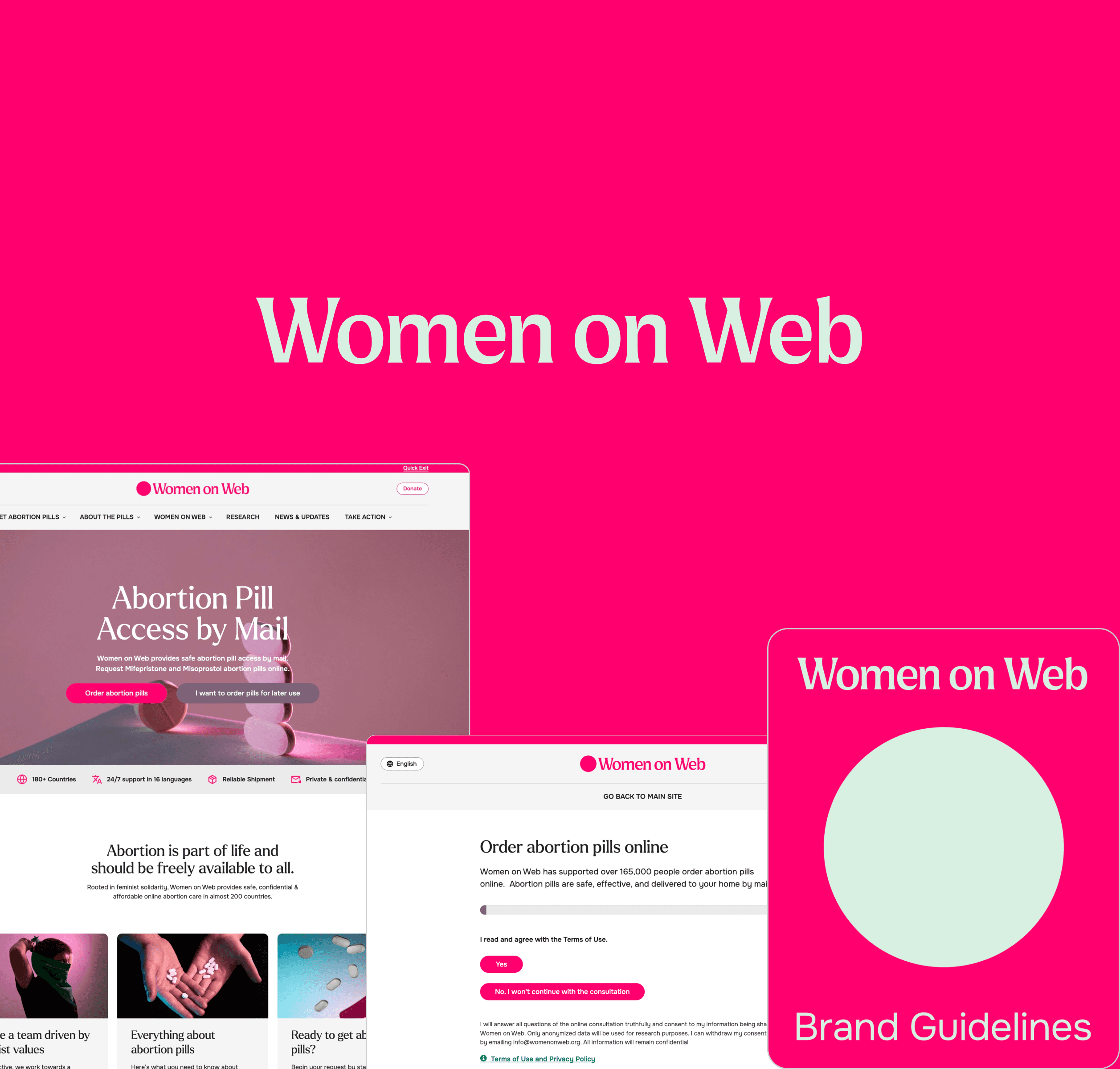 Women on Web Rebranding